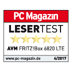 FRITZ!Box 6820 LTE: 5 Sterne im Lesertest